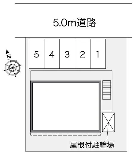 ★手数料０円★四日市市曙町　月極駐車場（LP）